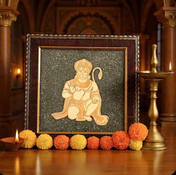 Hanuman pyrite frame